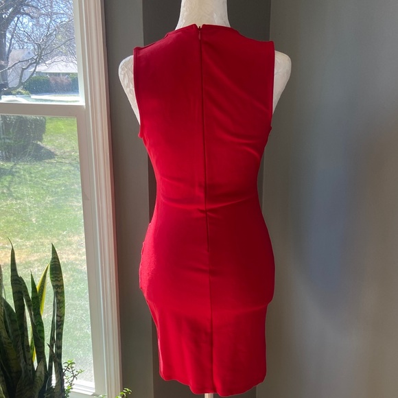 Lulu’s Red V-Neck Mini Dress ❤️ - Picture 5 of 7